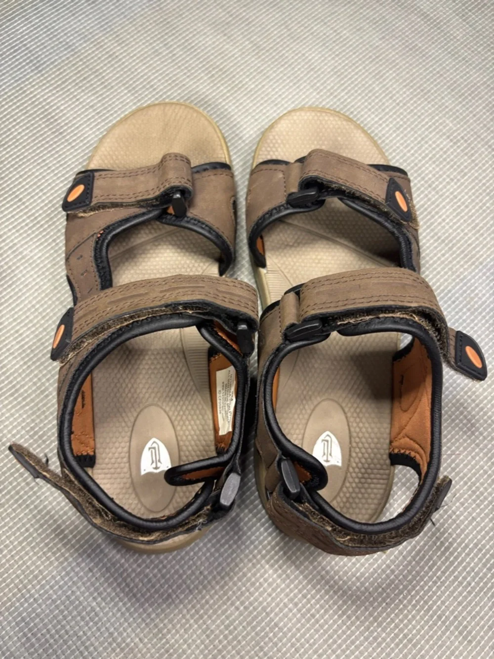 London Underground Kids Ralphie Sport Sandals Brown Size ЗM